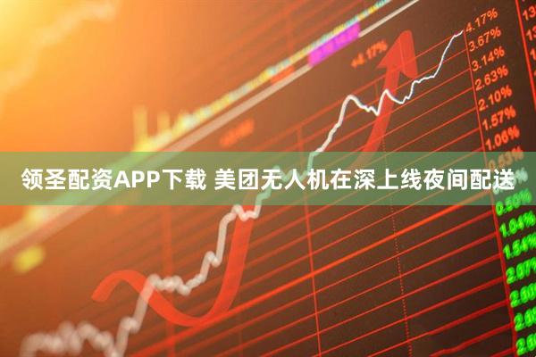 领圣配资APP下载 美团无人机在深上线夜间配送